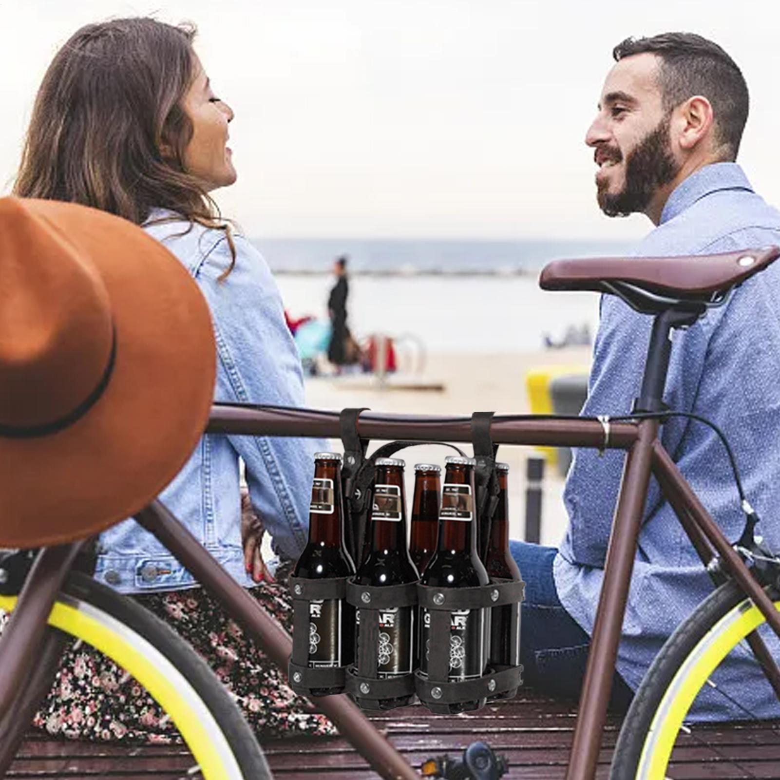 Wine Beer Tour - ที่วางเบียร์สำหรับจักรยาน ที่เก็บเบียร์สำหรับปั่นจักรยาน ที่วางไวน์สำหรับจักรยานแบบกันหก สำหรับการเดินทางบนถนนภูเขา การท่องเที่ยวกลางแจ้งทุกวัน