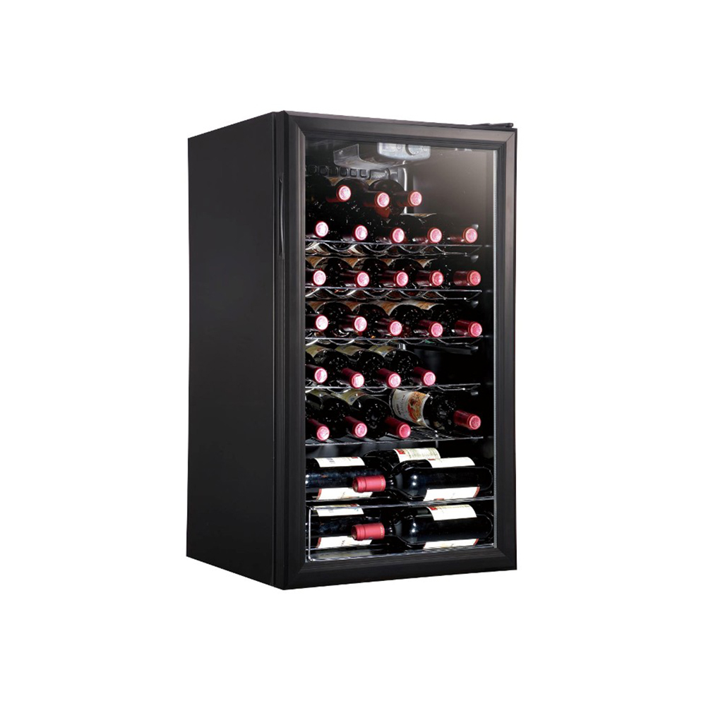Wine Beer Fridge - ตู้แช่ไวน์ไฟฟ้า 98 ลิตร แบบตั้งอิสระ พร้อมคอมเพรสเซอร์ สำหรับแช่เบียร์และไวน์