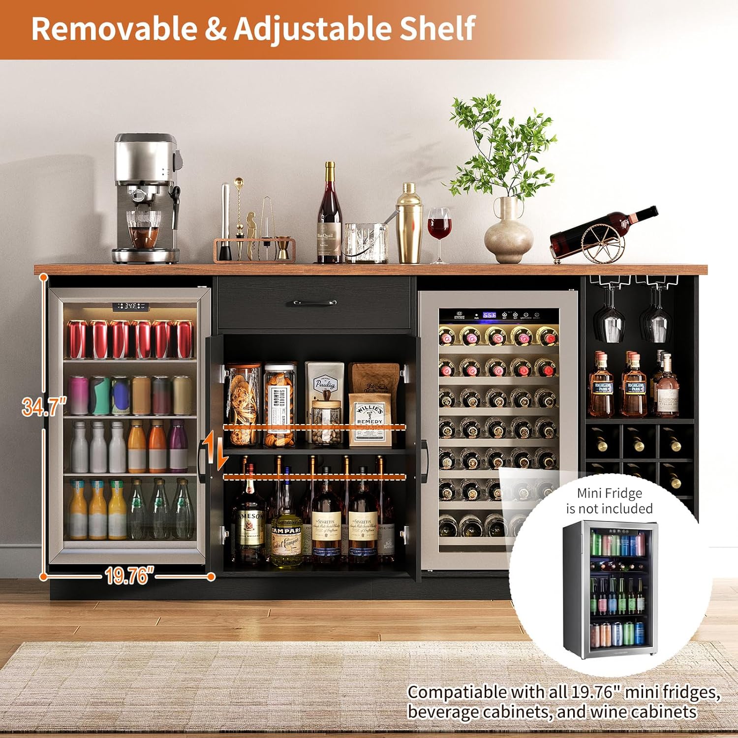 ตู้บาร์กาแฟขนาดใหญ่ 78.74 นิ้ว - Wine Beer Refrigerator บทวิจารณ์และราคา
