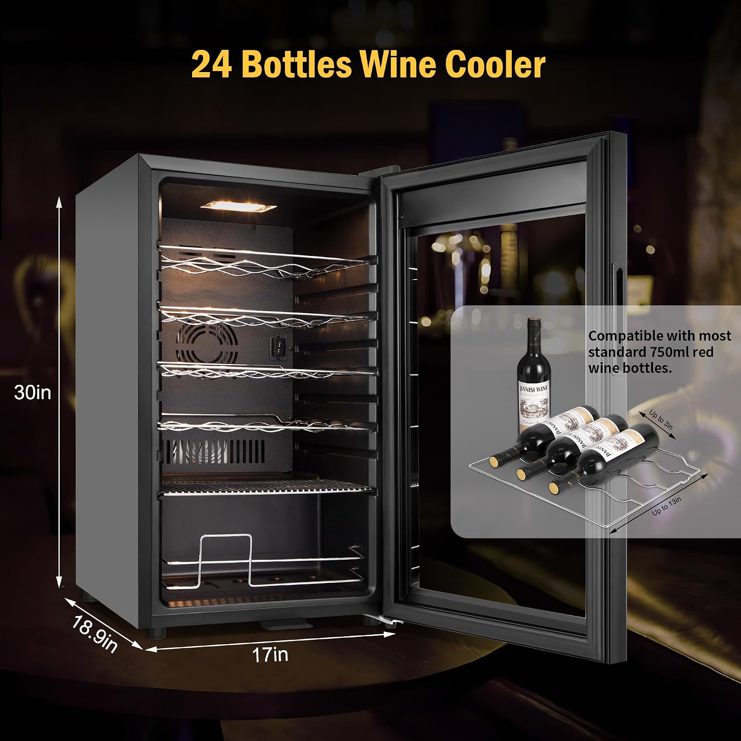 ตู้แช่ไวน์ 24 ขวด, ตู้แช่ไวน์ข - Wine Beer Refrigerator บทวิจารณ์และราคา