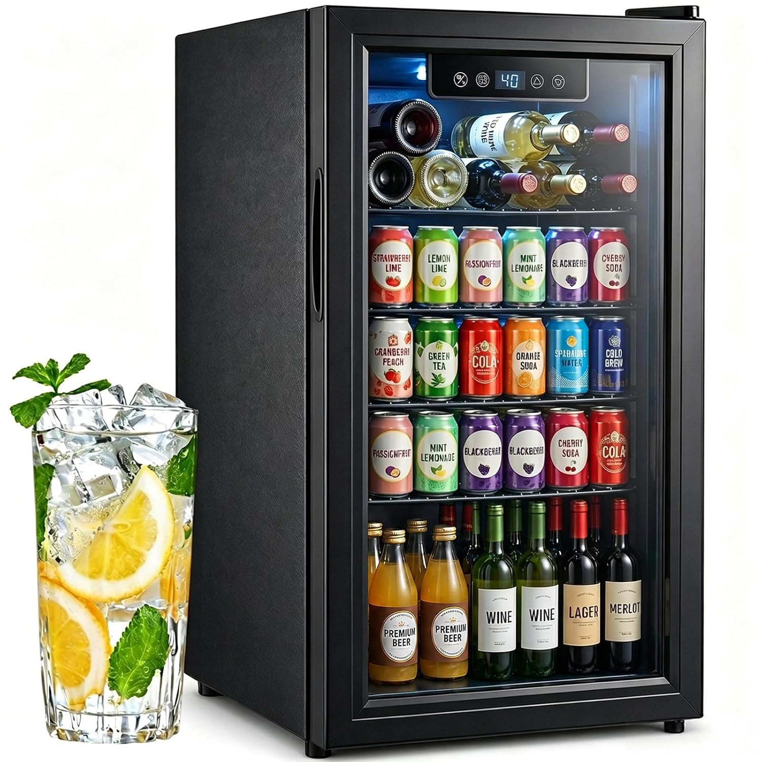 ตู้แช่เครื่องดื่มขนาด 3.2 คิวบ - Wine Beer Fridge บทวิจารณ์และราคา