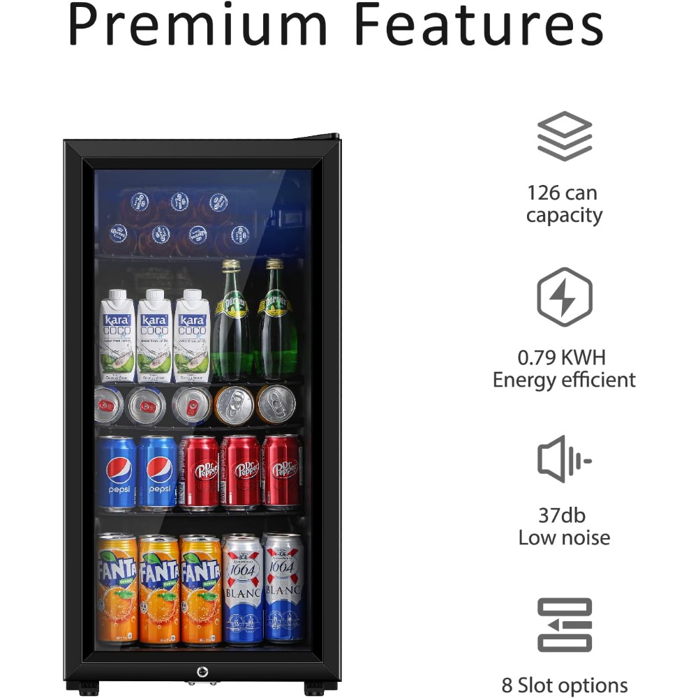 ตู้เย็นเครื่องดื่ม, ตู้เย็นขนา - Wine Beer Refrigerator บทวิจารณ์และราคา