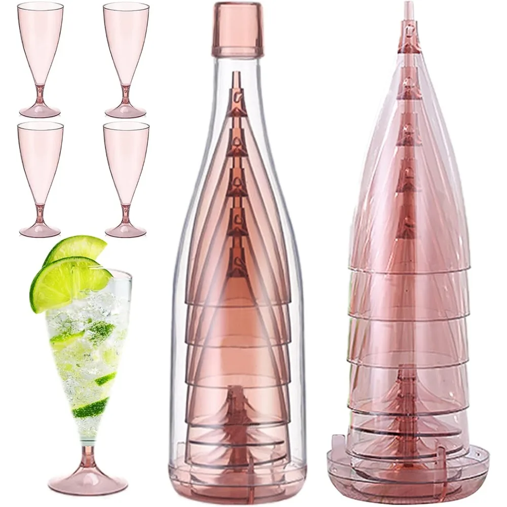 ชุดแก้วไวน์แชมเปญพลาสติกแบบพับ - Wine Or Beer บทวิจารณ์และราคา