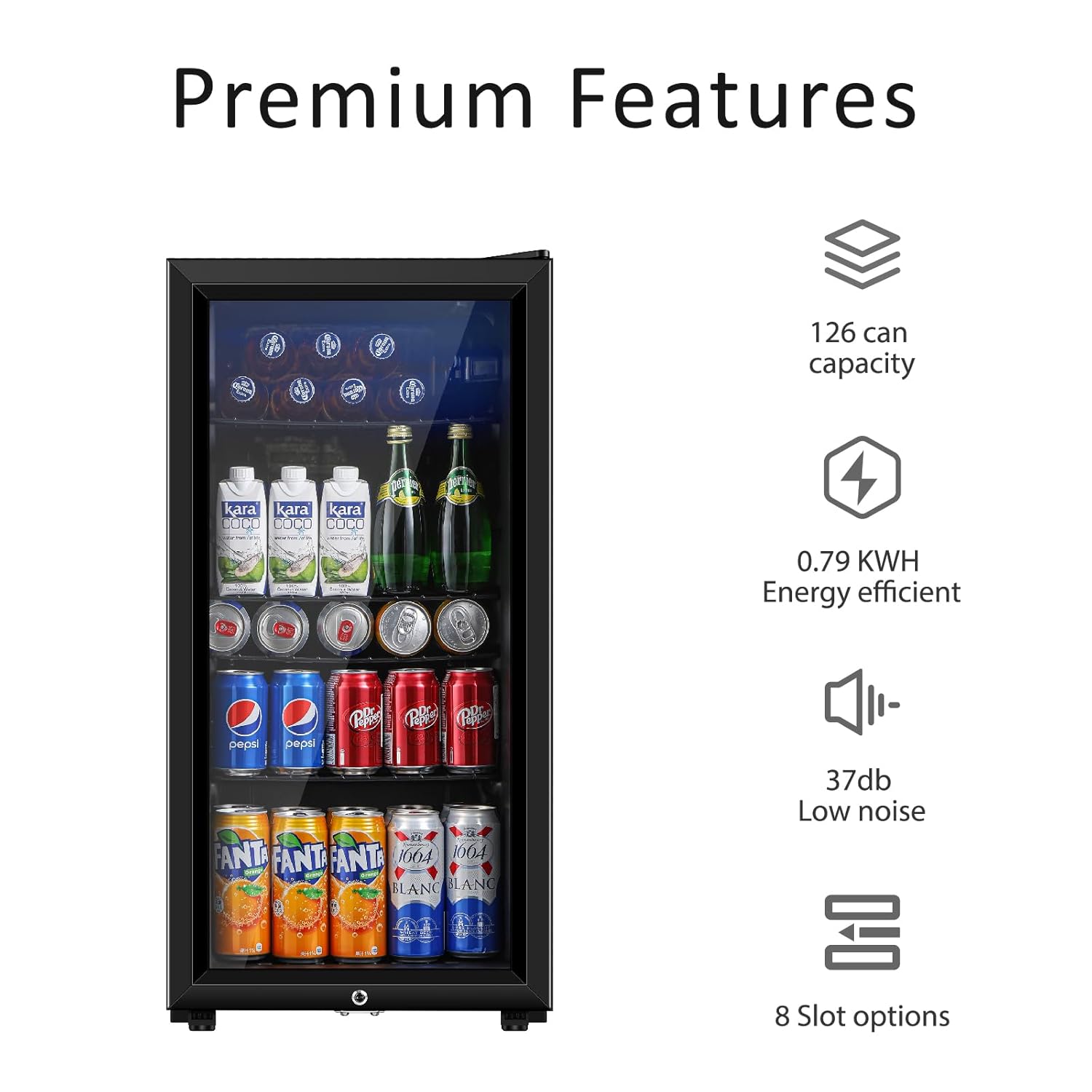 ตู้เย็นเครื่องดื่มขนาด 3.2 คิว - Wine Or Beer บทวิจารณ์และราคา