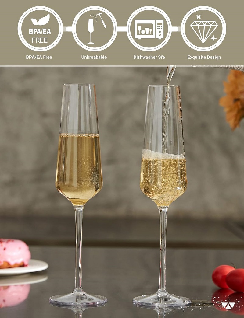 MICHLEY Unbreakable ขลุ่ยแชมเป - Wine Or Beer บทวิจารณ์และราคา