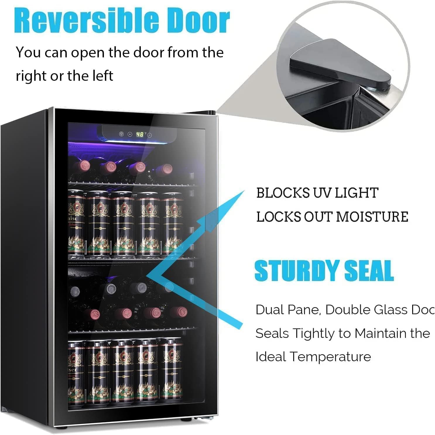 ตู้แช่ไวน์/ตู้แช่เครื่องดื่มขน - Wine Beer Fridge บทวิจารณ์และราคา